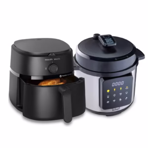 Panela de Pressão Elétrica ichef Master Cooker 6L e Airfryer Philips Walita XL 1000